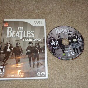 Wii Beatles Rockband Game Disc